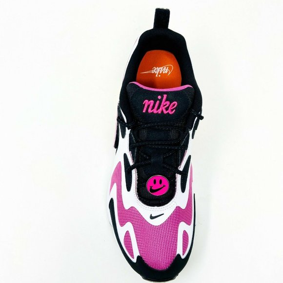 Nike Air Max 200 White Black Pink "Have a Nice Day" Womens Running CU4745 001 - Picture 4 of 5